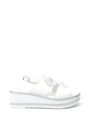 Sandali zeppa Bianco Susimoda