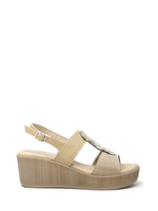 Sandali zeppa Beige Susimoda