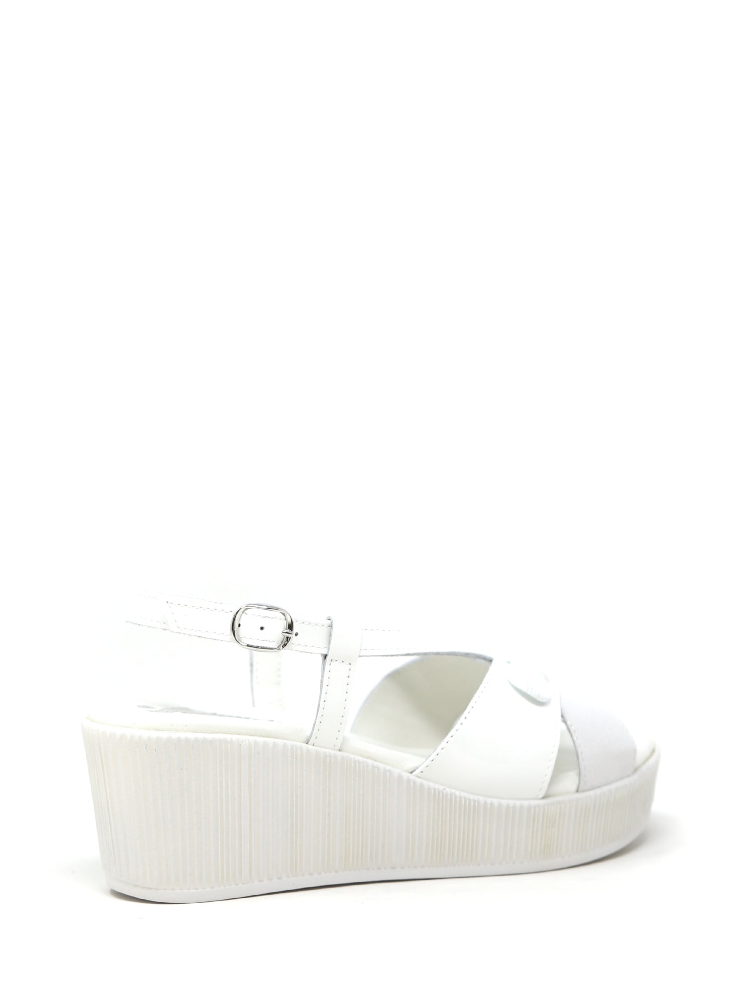 Sandali zeppa Bianco Susimoda