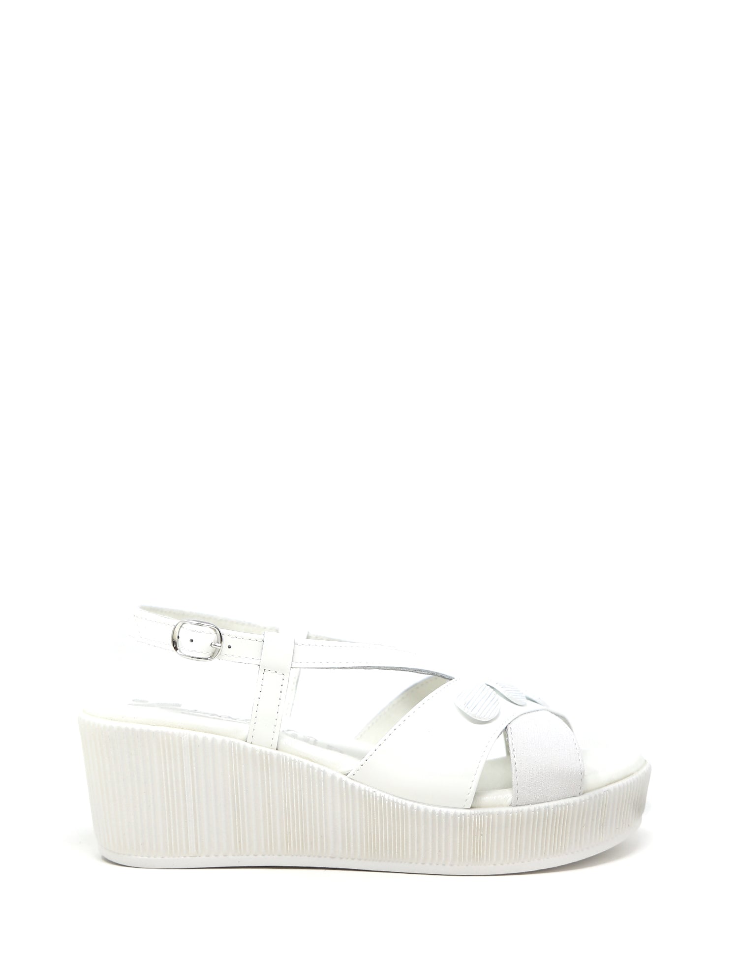 Sandali zeppa Bianco Susimoda