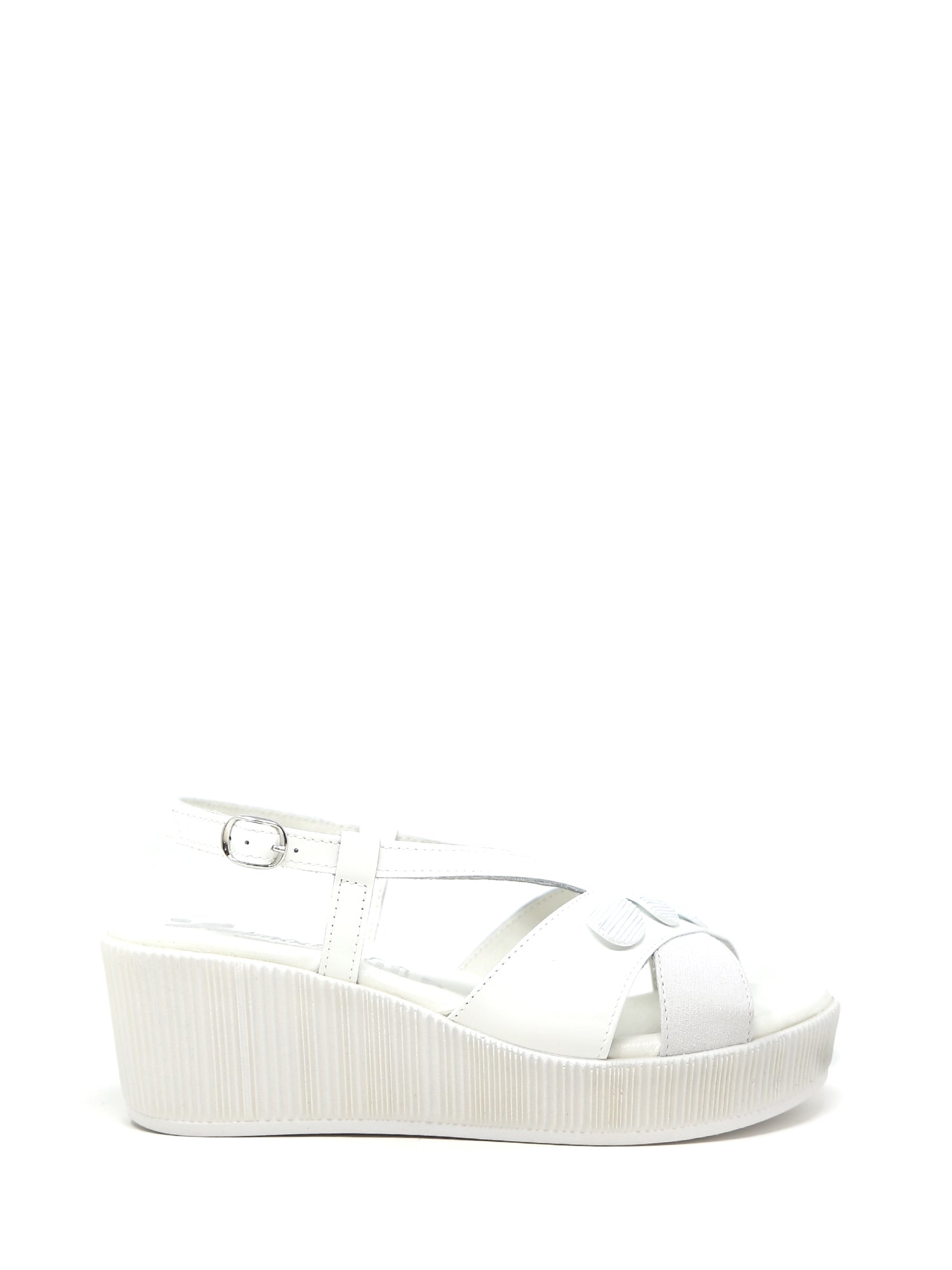 Sandali zeppa Bianco Susimoda
