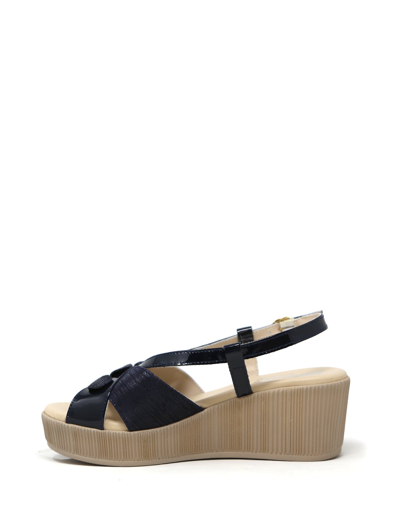 Sandali zeppa Blu Susimoda