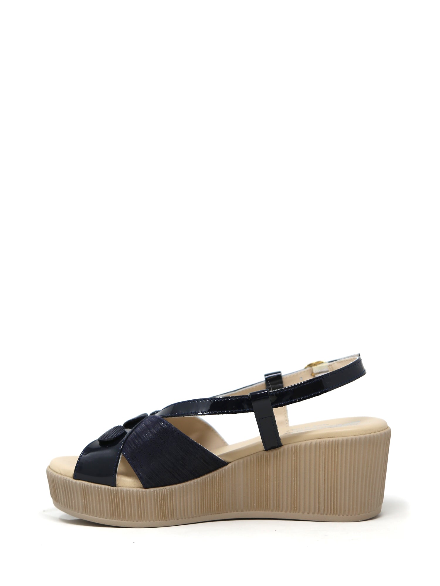 Sandali zeppa Blu Susimoda