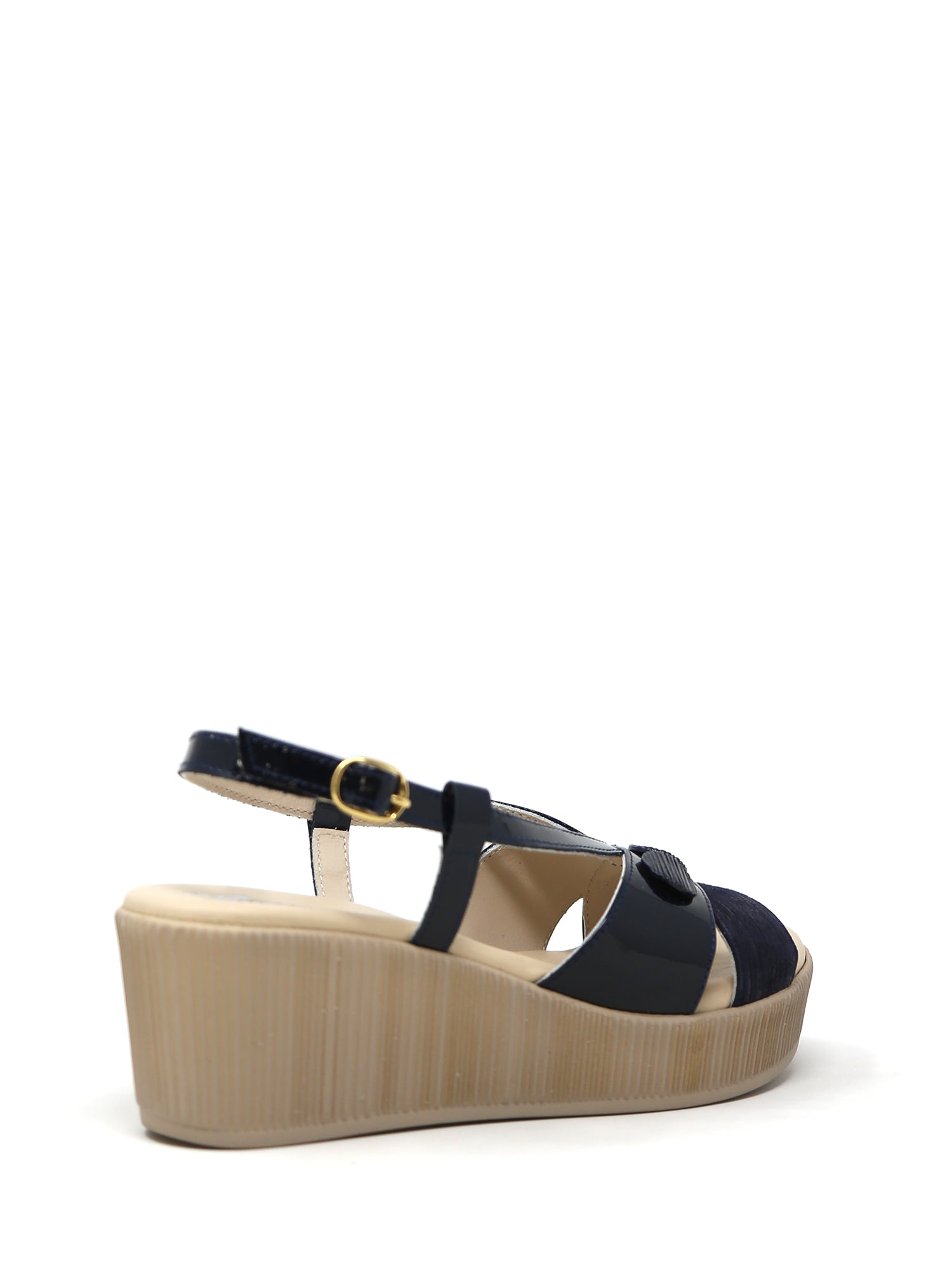 Sandali zeppa Blu Susimoda