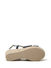 Sandali zeppa Blu Susimoda