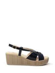 Sandali zeppa Blu Susimoda