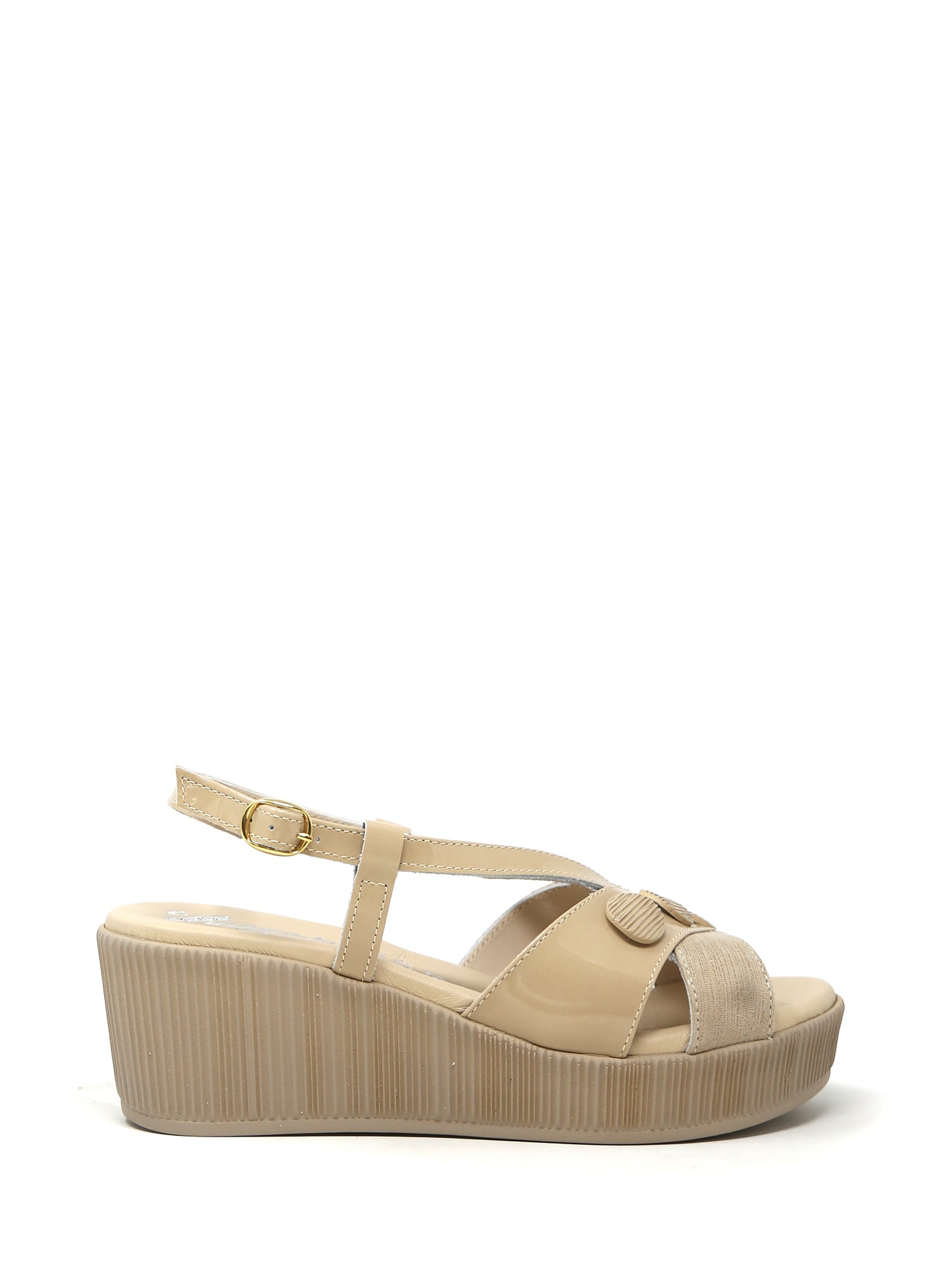 Sandali zeppa Beige Susimoda
