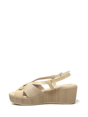 Sandali zeppa Beige Susimoda