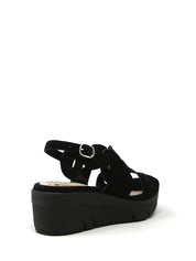 Sandali zeppa Nero Susimoda