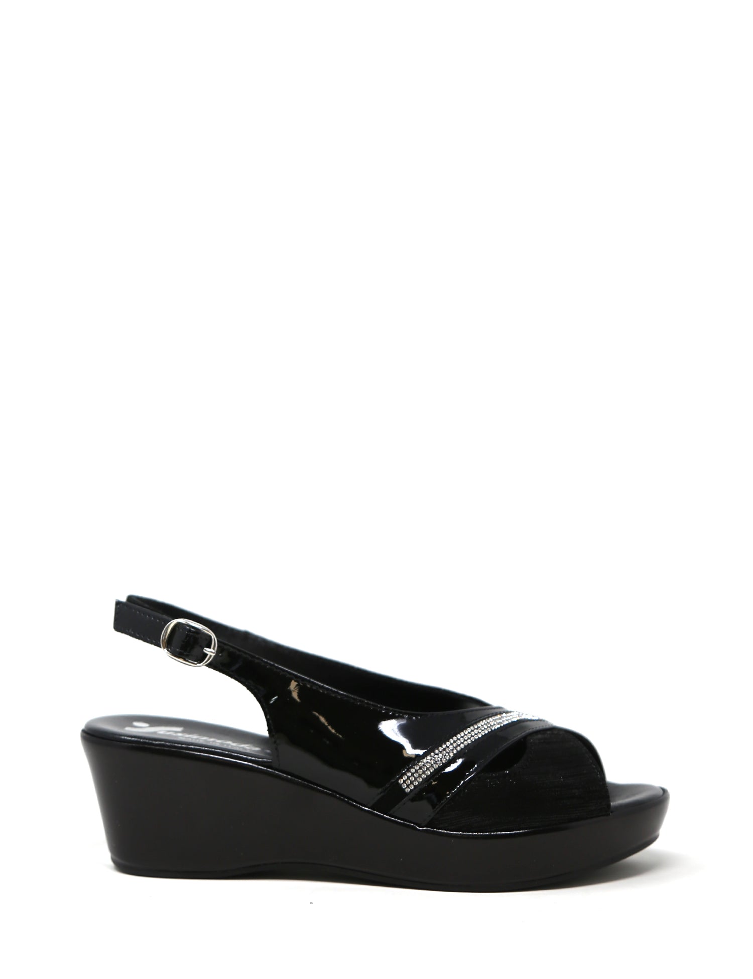 Sandali zeppa Nero Susimoda