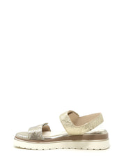 Sandali con strappi Dorato Susimoda
