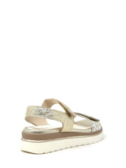 Sandali con strappi Dorato Susimoda