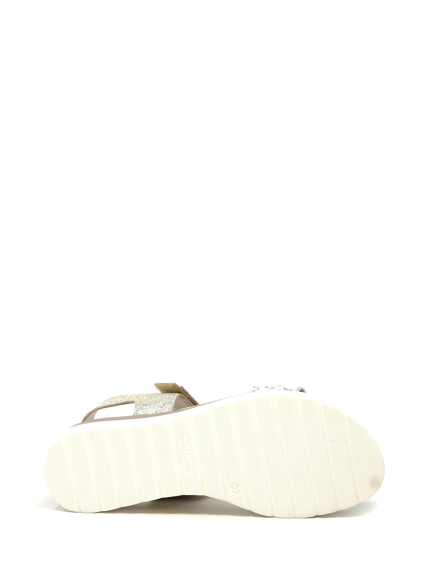 Sandali con strappi Dorato Susimoda