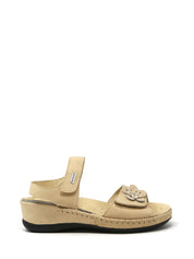 Sandali con strappi Beige Susimoda