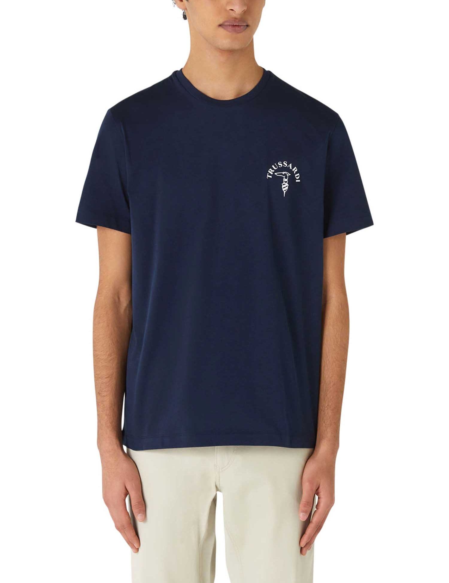 T-shirt Blu Trussardi Jeans