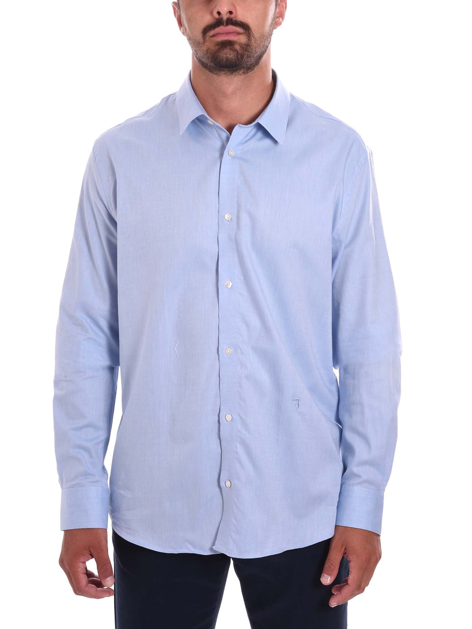 Camicie Blu Chiaro Trussardi Jeans