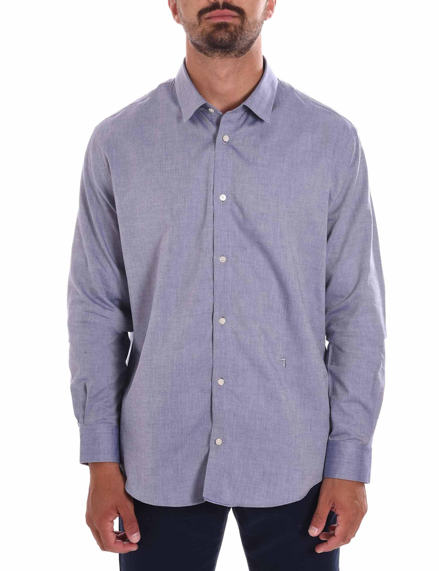 Camicie Blu Trussardi Jeans