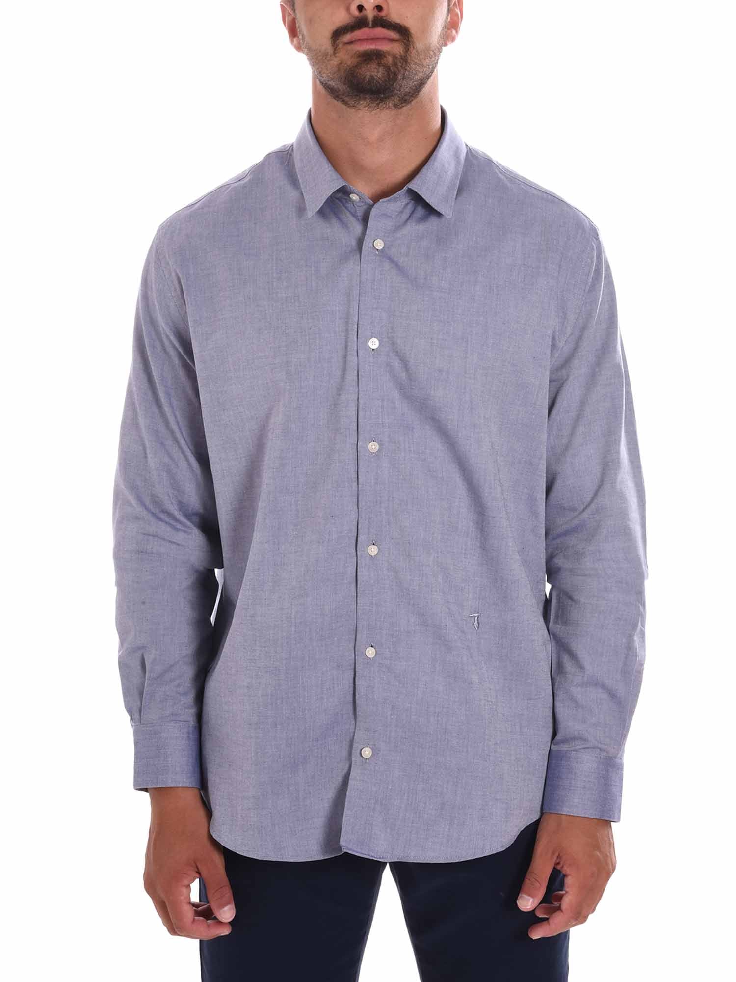 Camicie Blu Trussardi Jeans