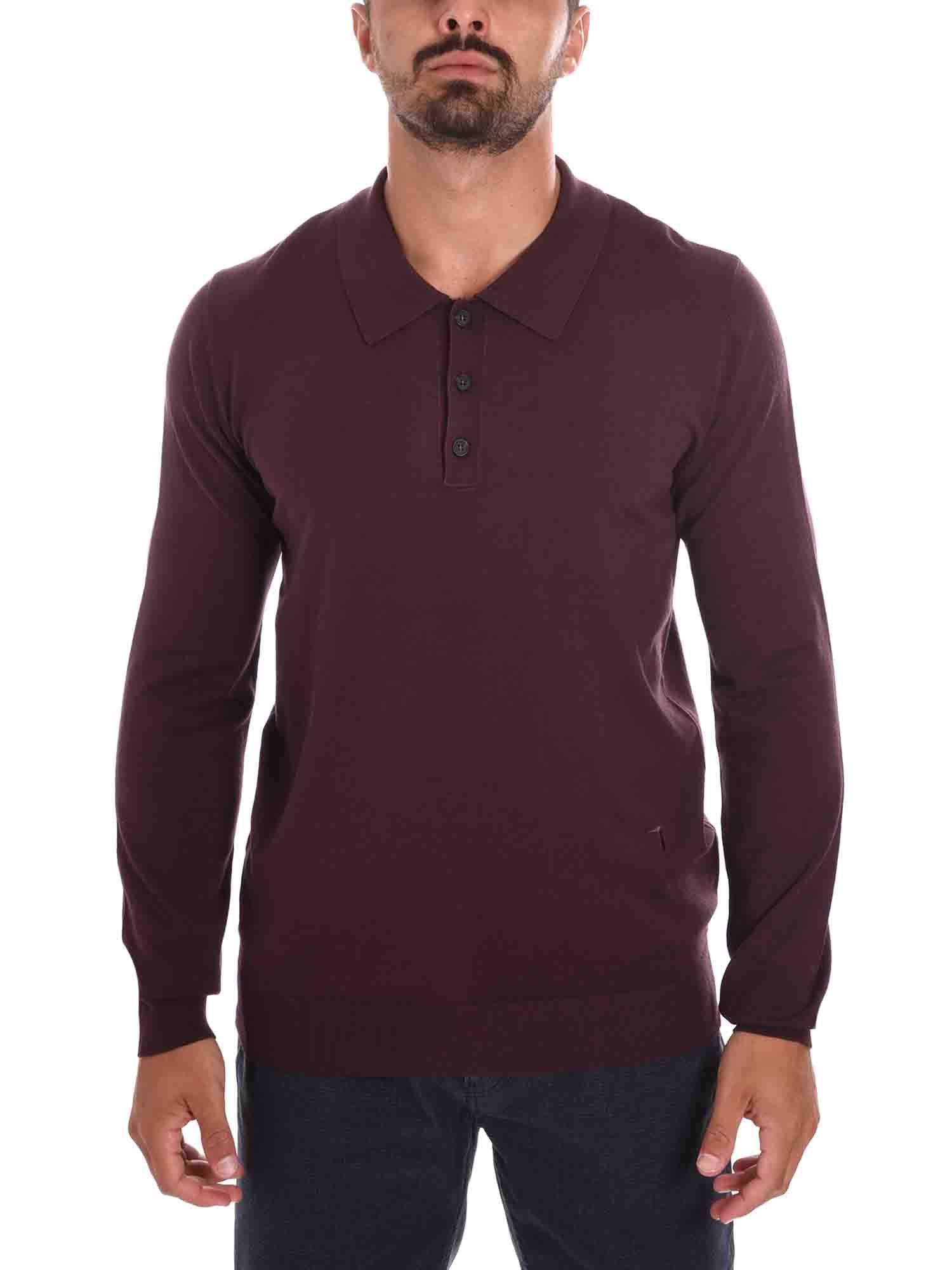 Maglioncini Bordeaux Trussardi Jeans