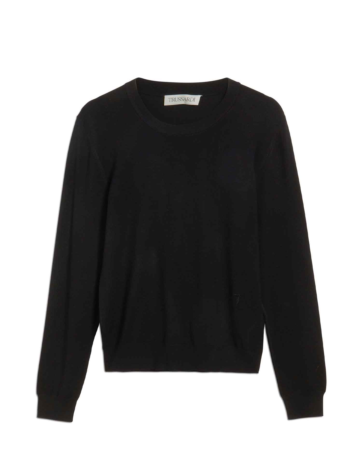 Maglioncini Nero Trussardi Jeans