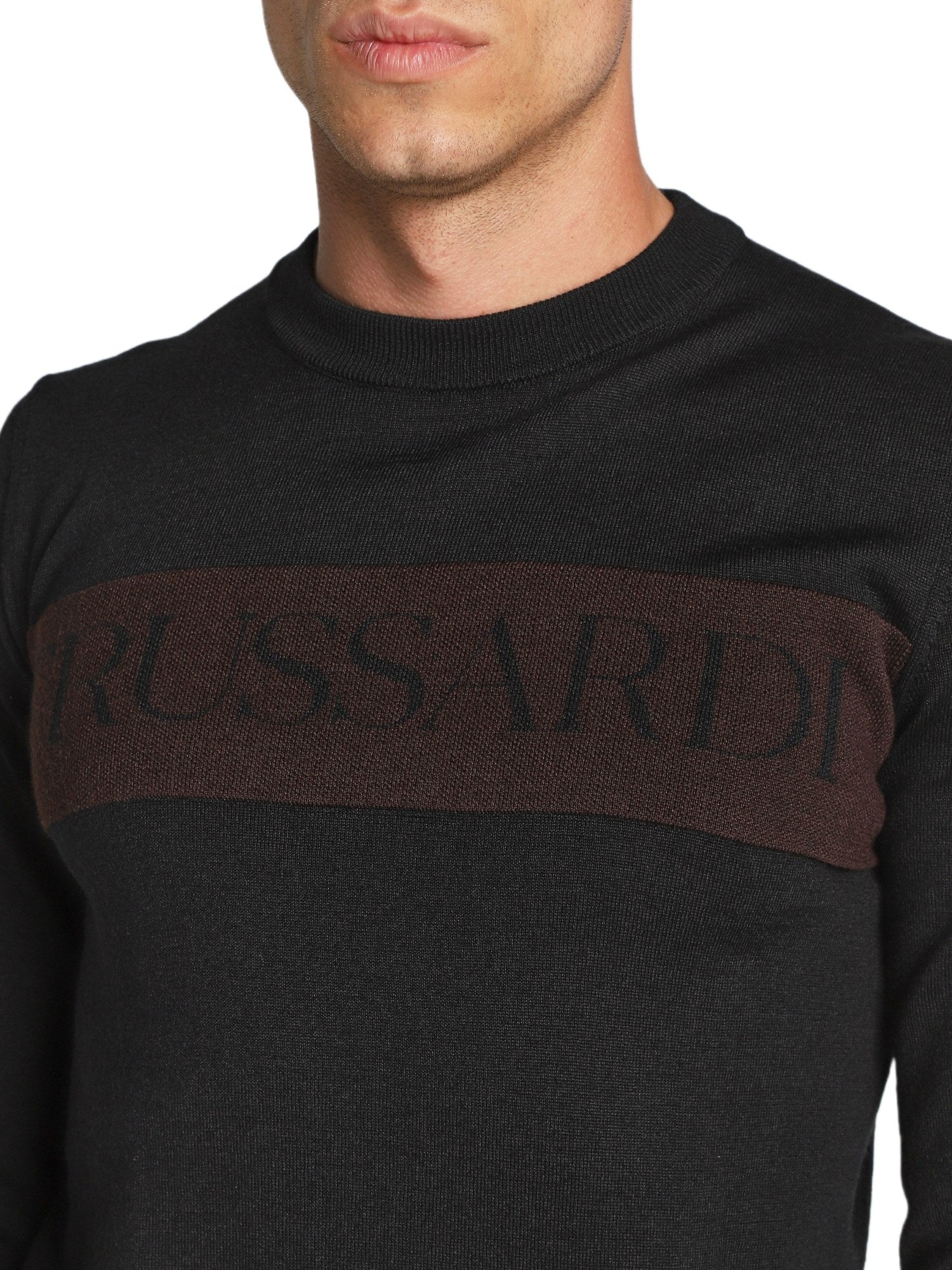 Maglioncini Nero Trussardi Jeans