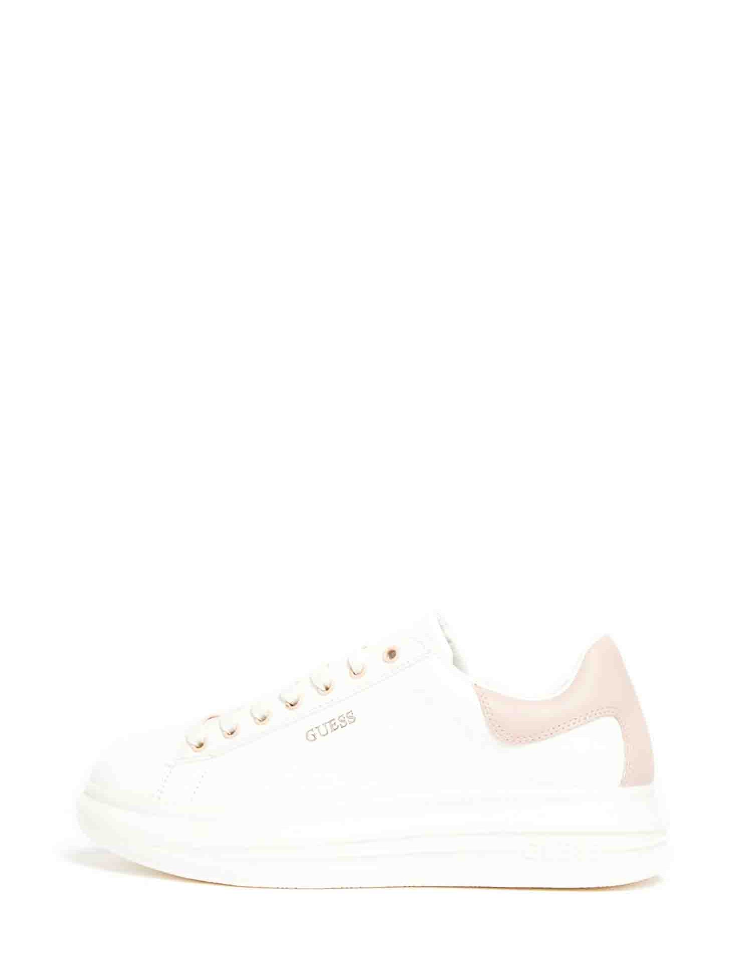 Sneakers Bianco Rosa Guess