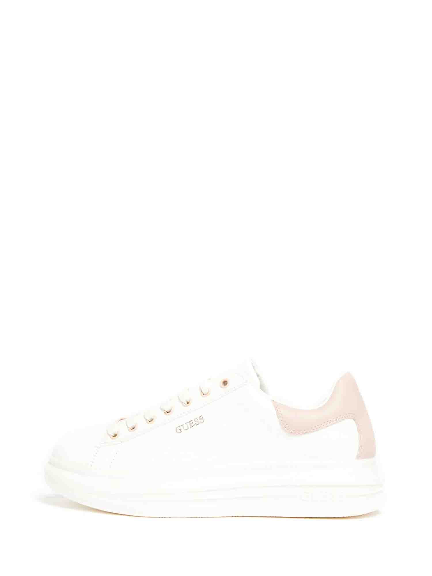 Sneakers Bianco Rosa Guess