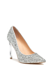 Decolleté Argentato Guess