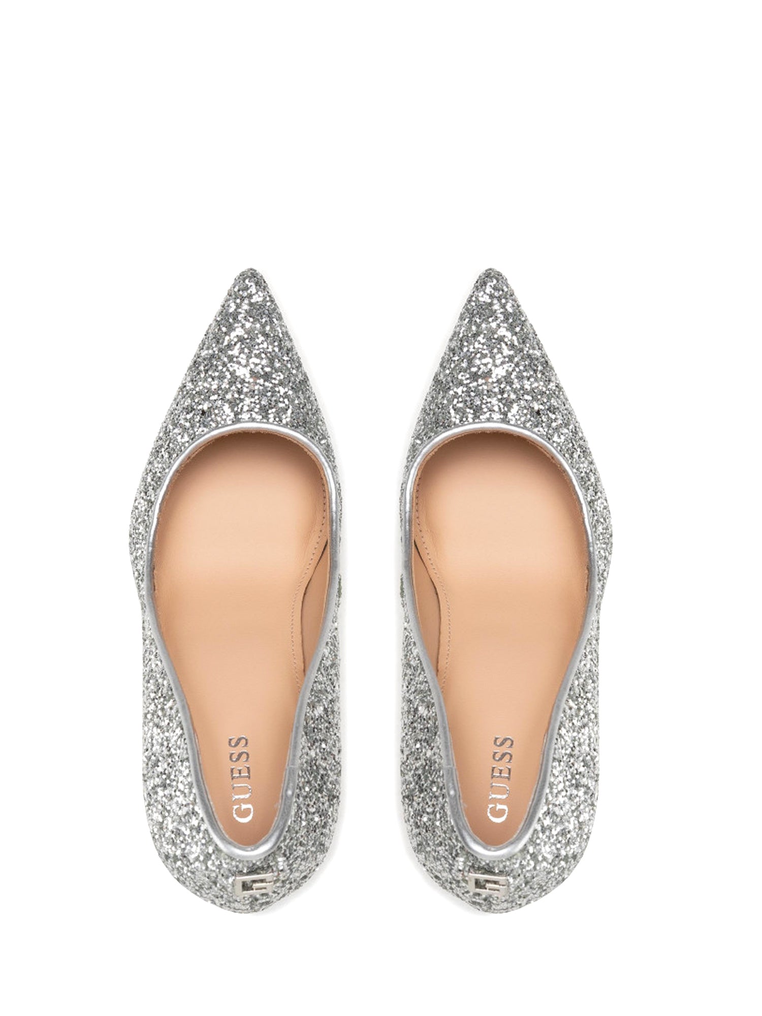 Decolleté Argentato Guess