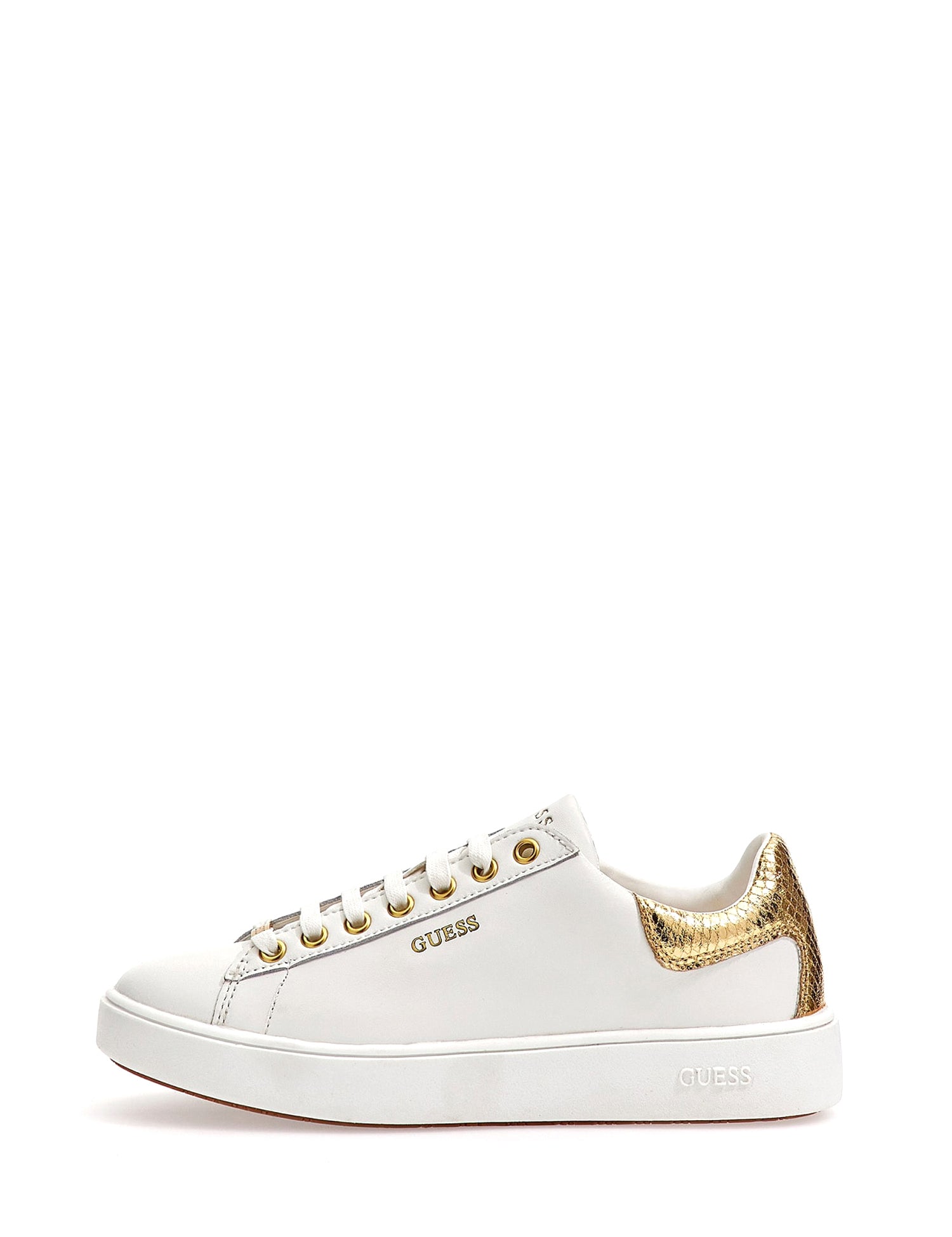 Sneakers Bianco Oro Guess