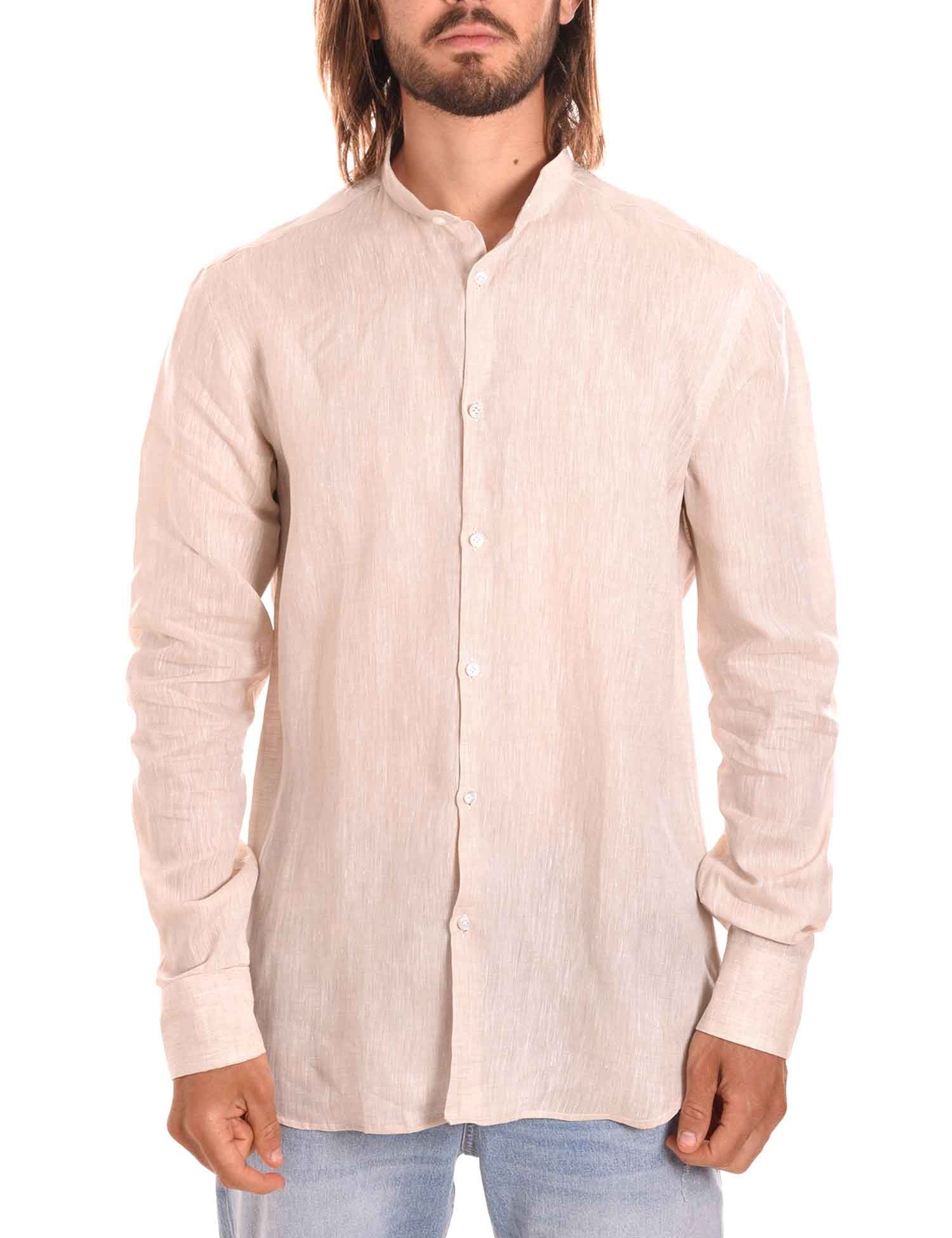 Camicie Beige Borgoni Milano