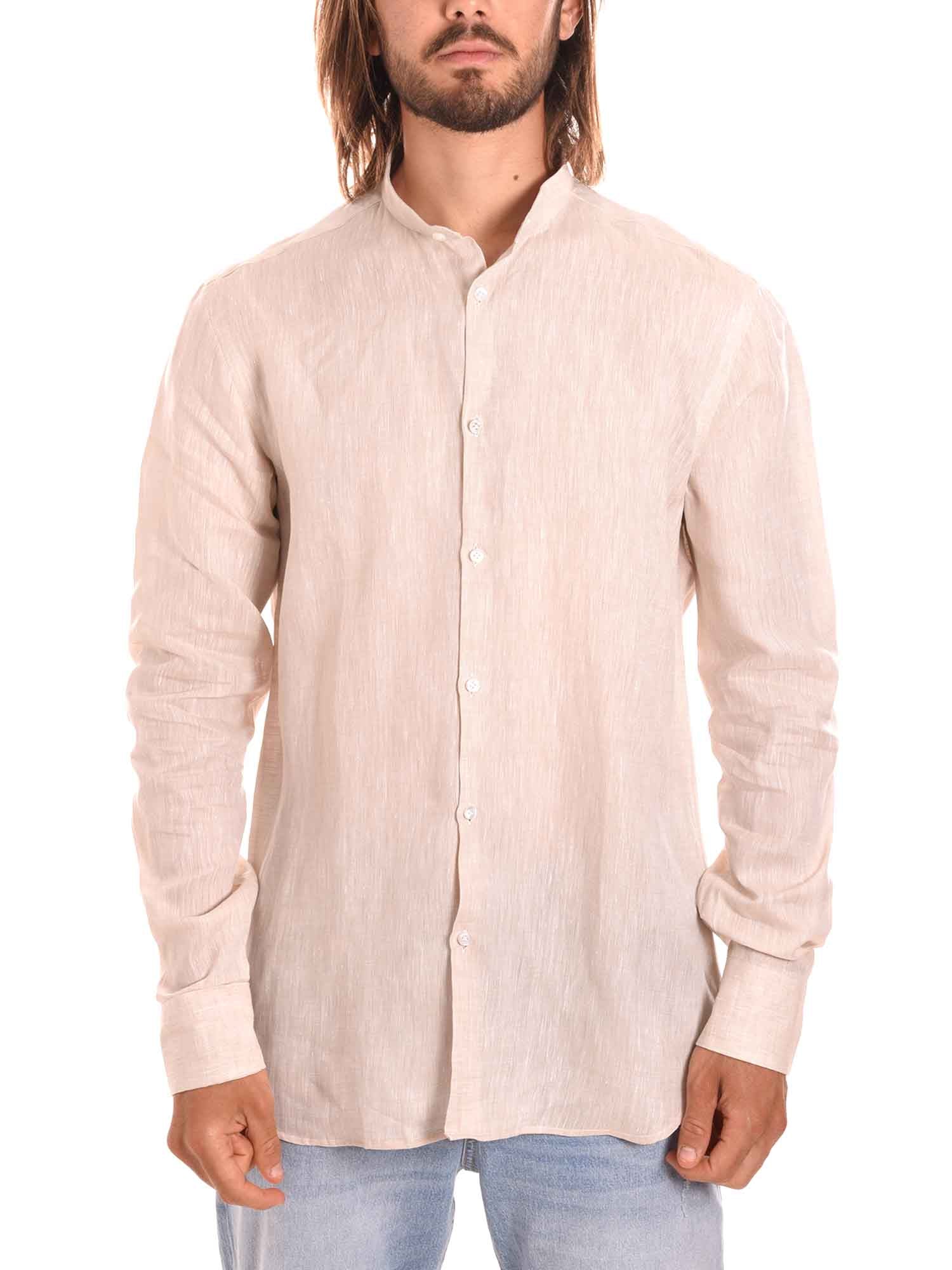 Camicie Beige Borgoni Milano