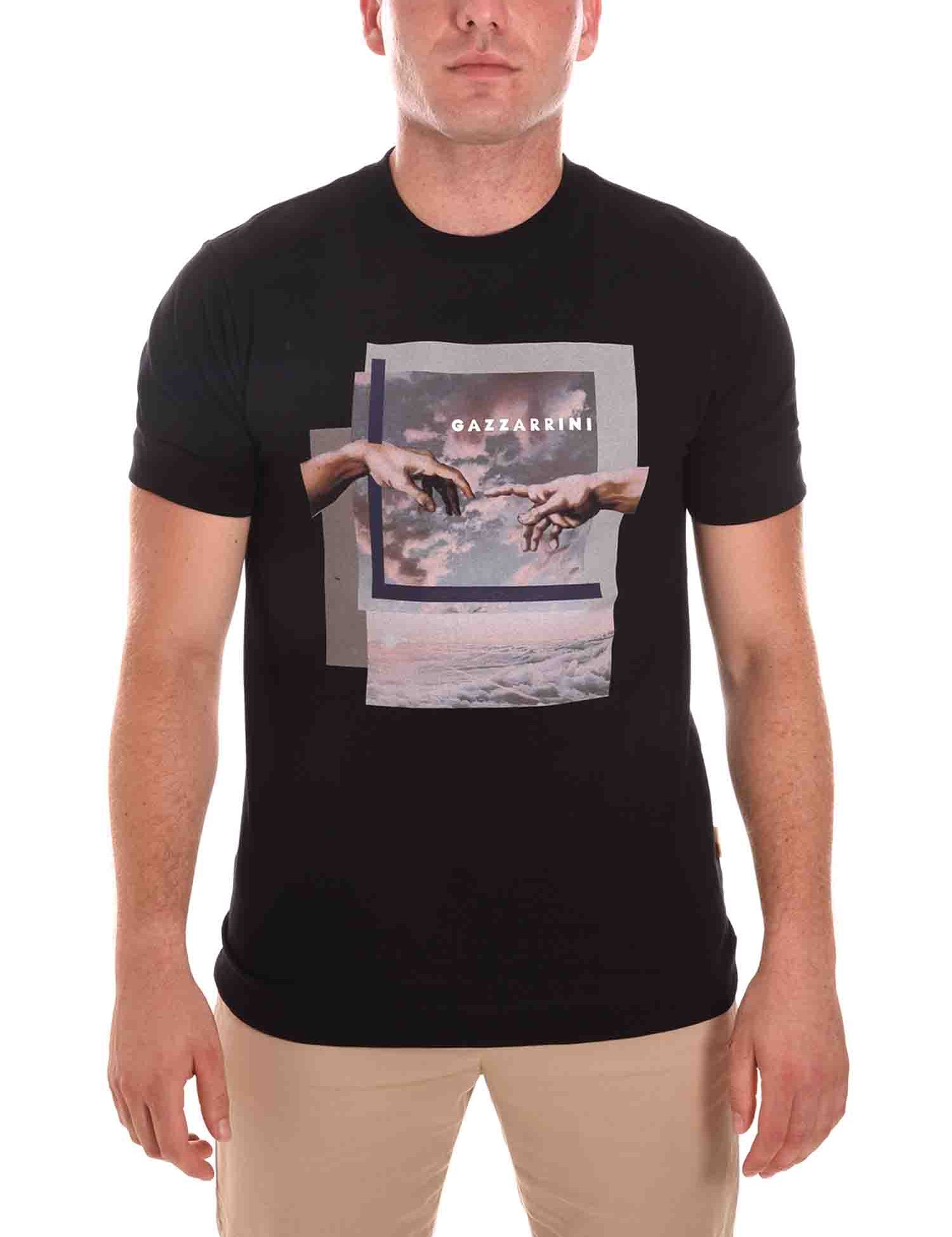 T-shirt Nero Gazzarini