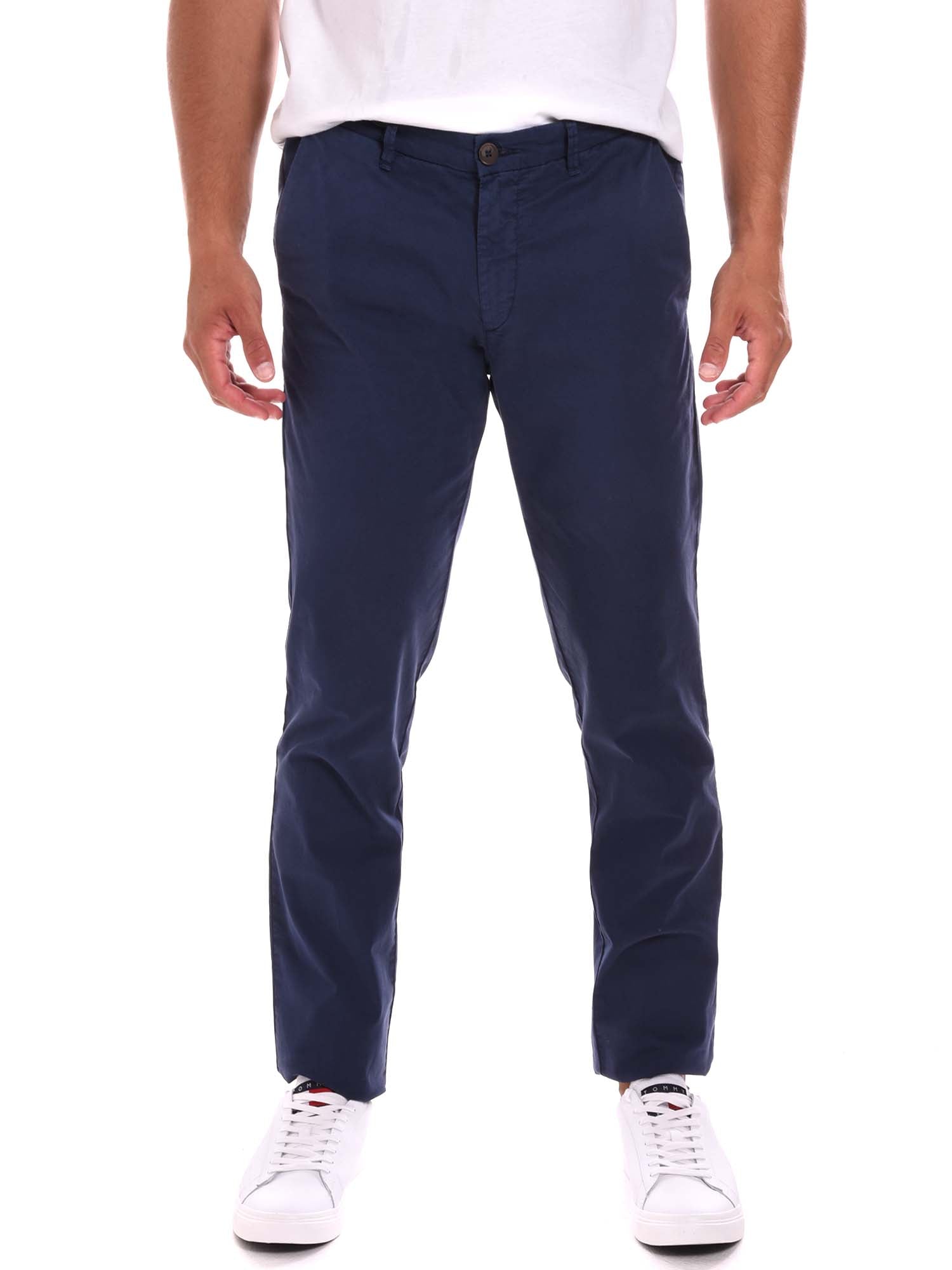 Pantaloni Blu Lyle & Scott