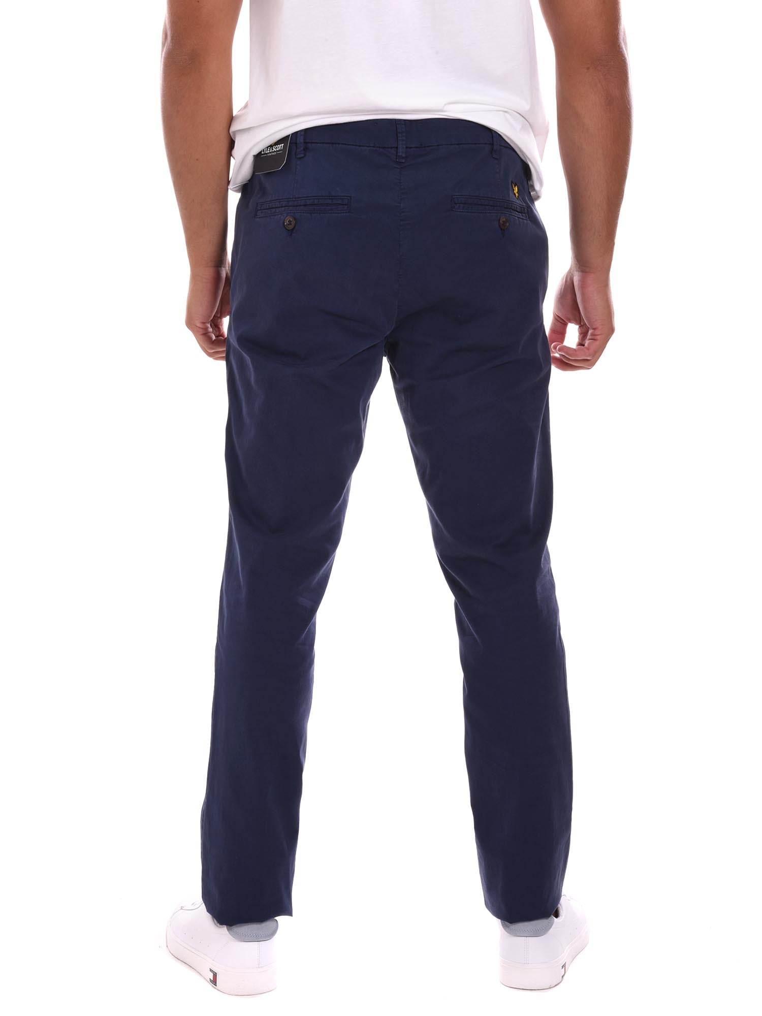 Pantaloni Blu Lyle & Scott