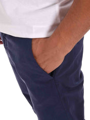 Pantaloni Blu Lyle & Scott