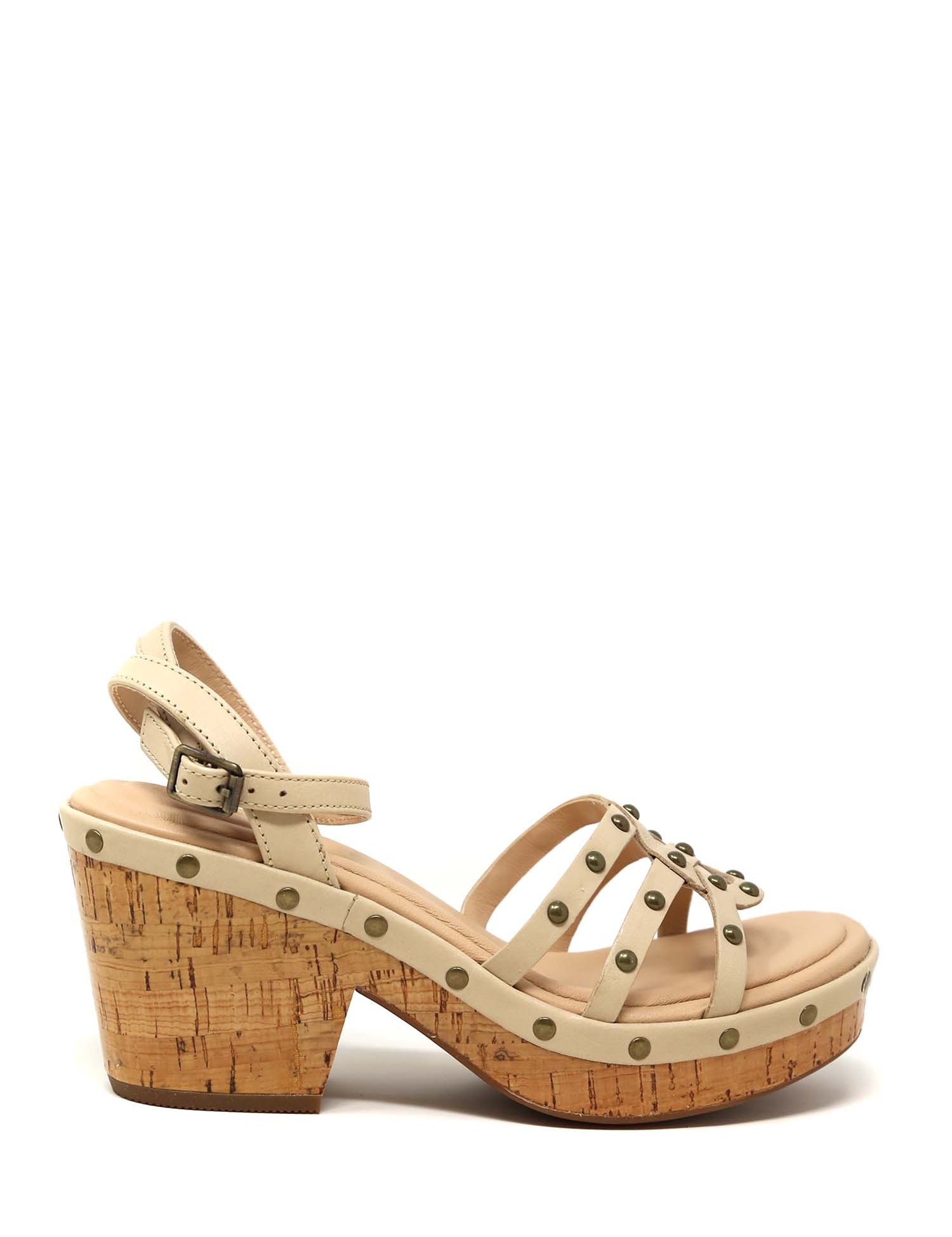 Sandali tacco Beige Clarks