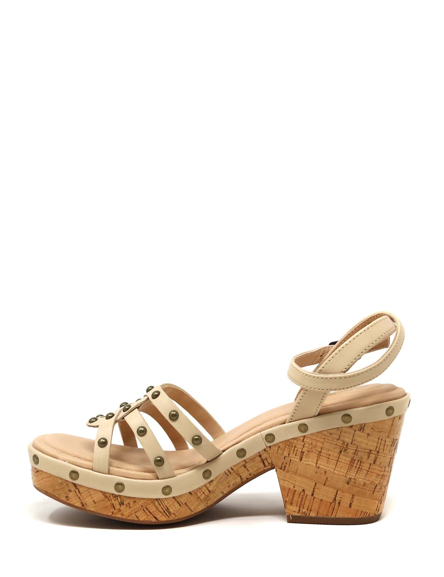 Sandali tacco Beige Clarks