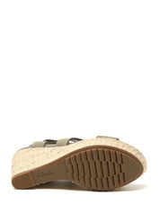 Sandali zeppa Verde Clarks