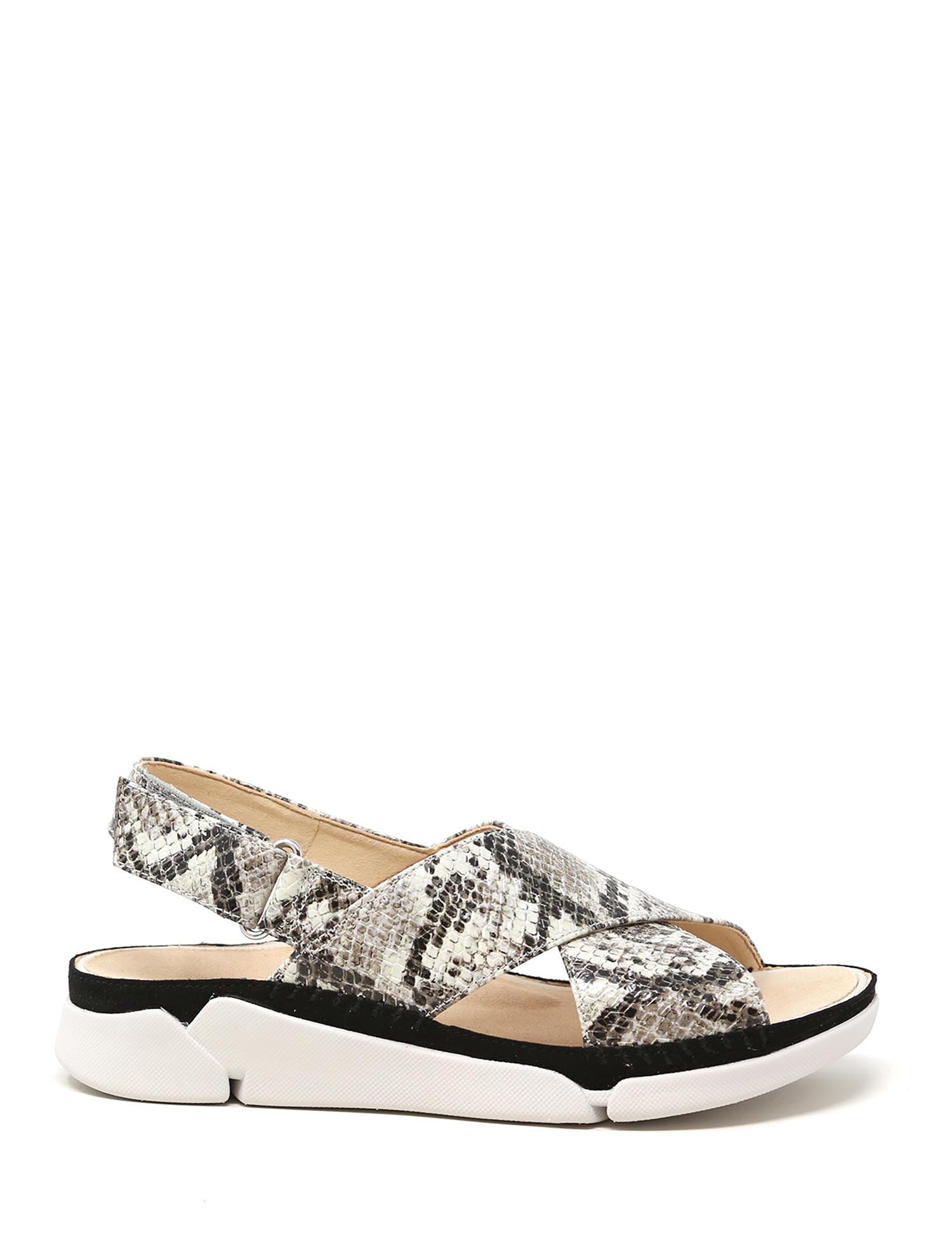 Sandali con strappi Grigio Clarks