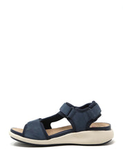 Sandali con strappi Blu Clarks
