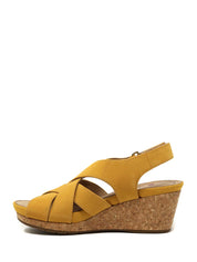 Sandali zeppa Giallo Clarks