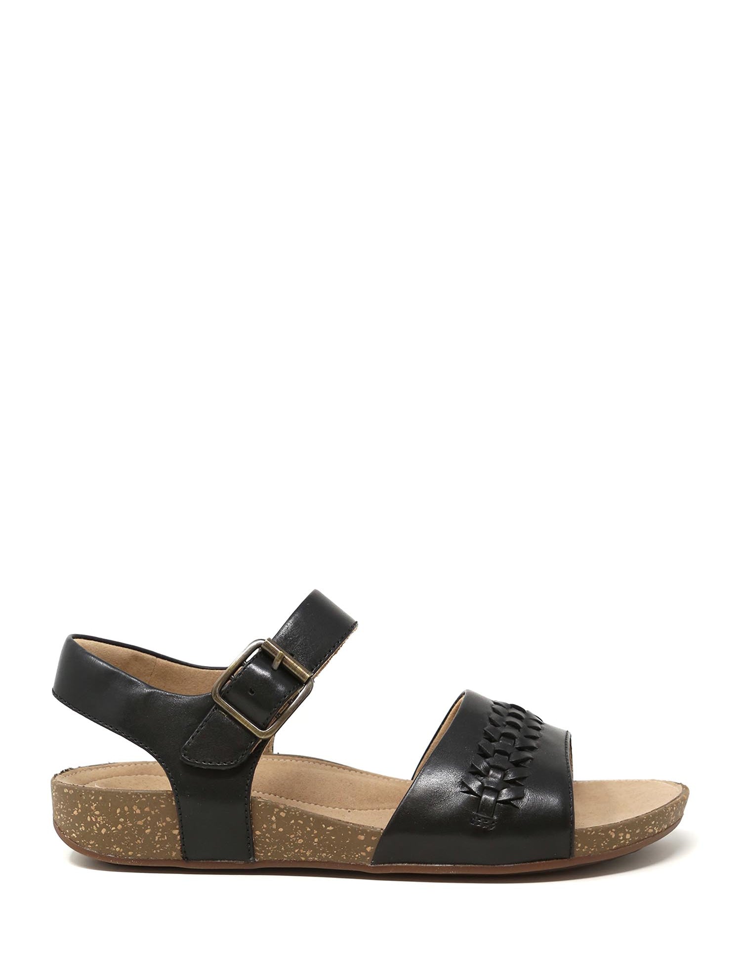 Sandali con strappi Nero Clarks
