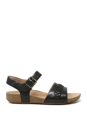Sandali con strappi Nero Clarks