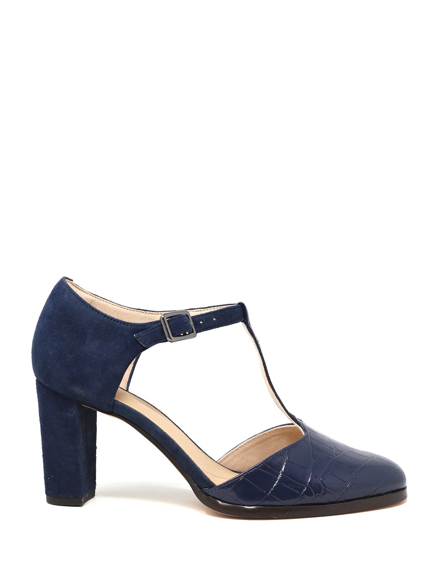Sandali tacco Blu Clarks