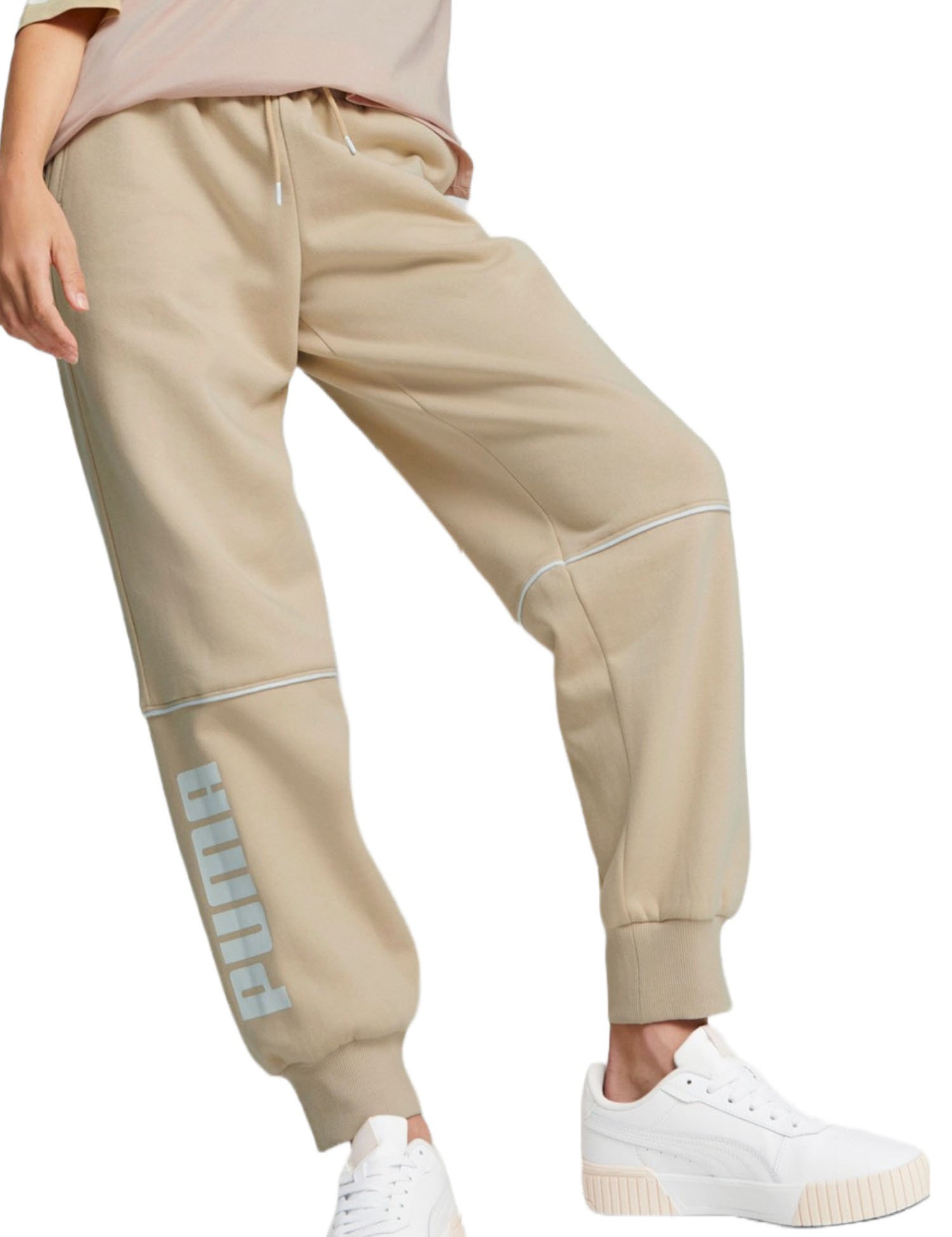 Pantaloni sportivi Beige Puma
