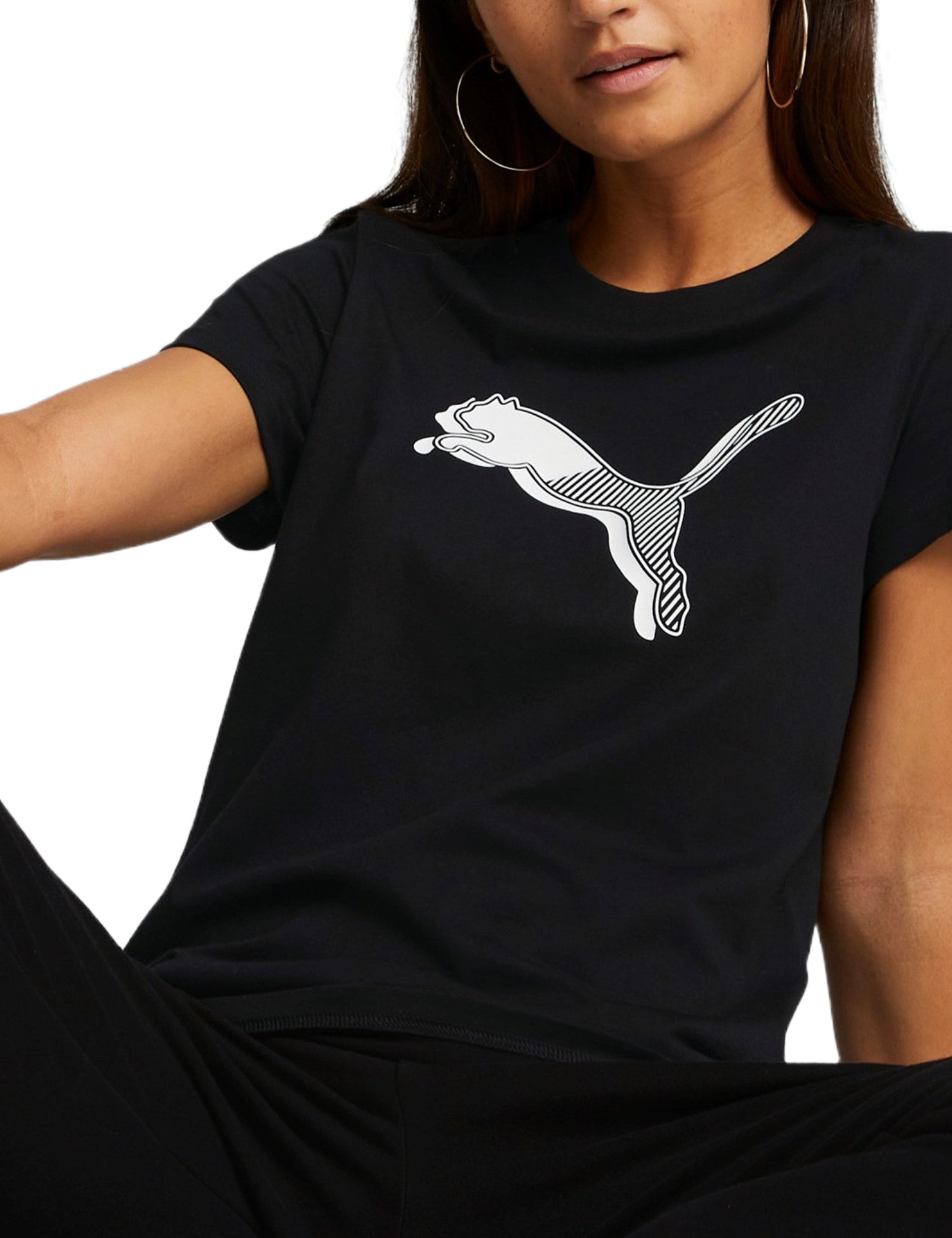 T-shirt Nero Puma