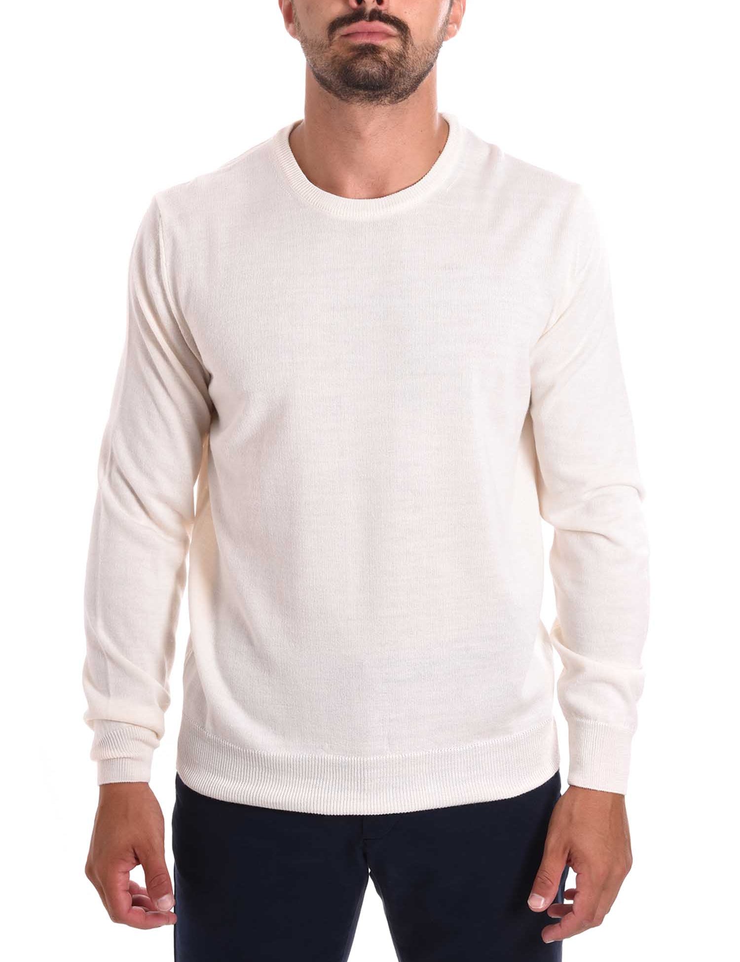 Maglioncini Bianco Borgoni Milano