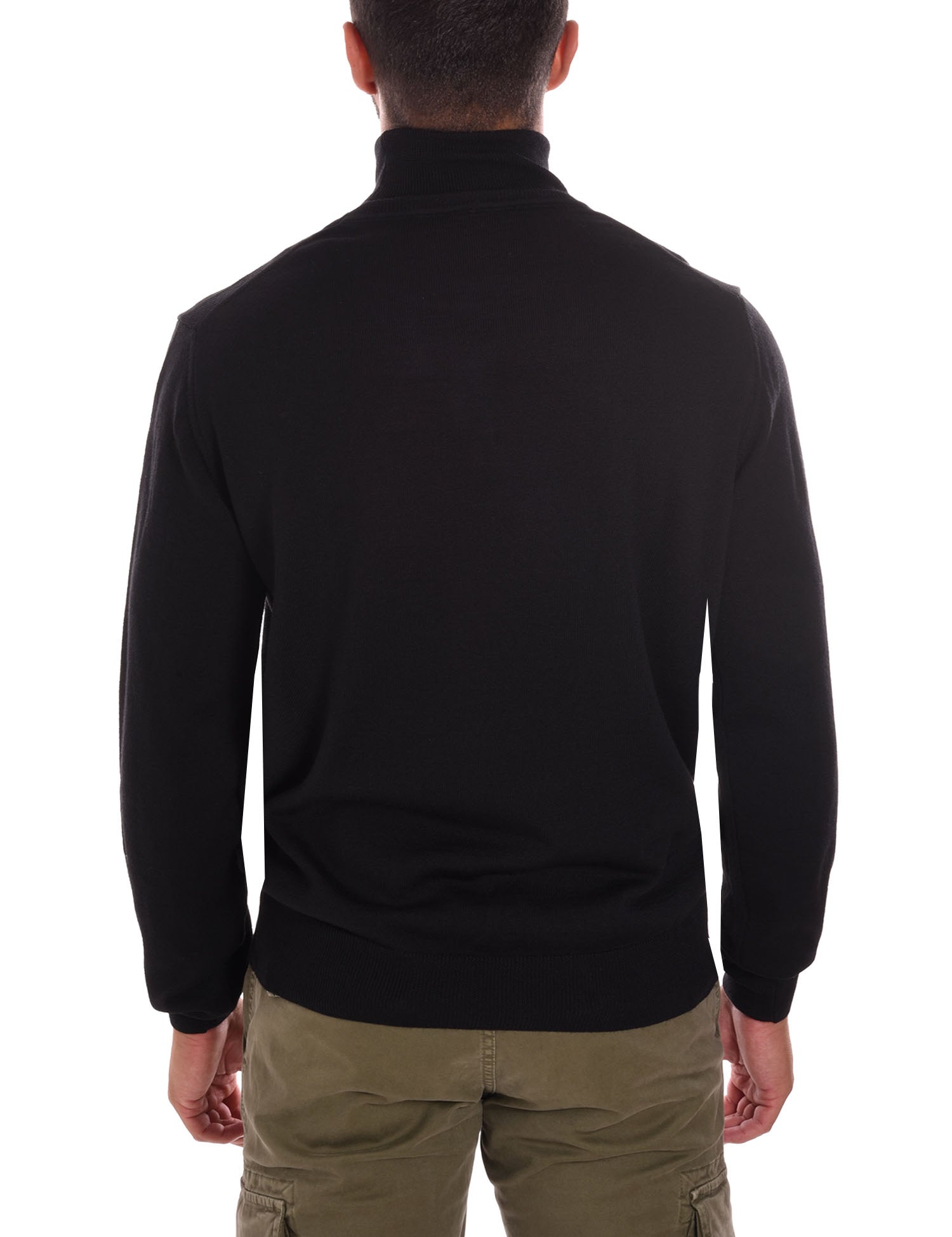 Maglie a collo alto Nero Borgoni Milano