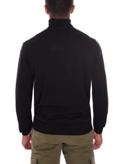 Maglie a collo alto Nero Borgoni Milano